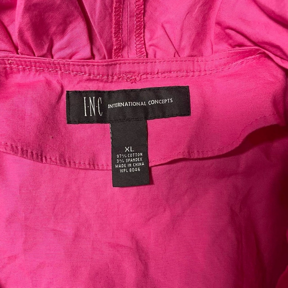INC Pink Ruffled Women's Top - Picture 5 of 5